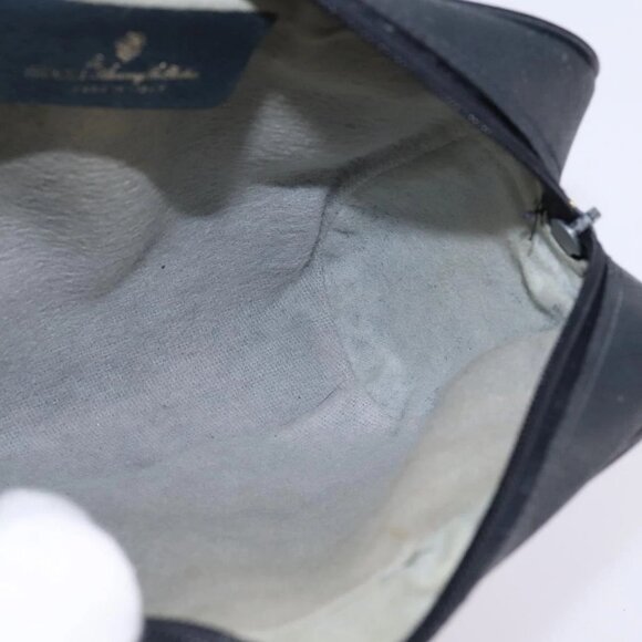 GUCCI GG Supreme Sherry Line Shoulder Bag PVC Navy Gold 98 02 087 Auth 145482 - Picture 12 of 16